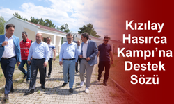 Milletvekili Dönmez'den Kızılay Hasırca Kampı’na Destek Sözü