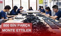 Engelliler Montaj Atölyesi'nde 800 Bin parça monte edildi