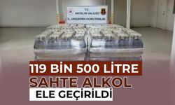Antalya’da Sahte Alkol Operasyonu: 119 Bin 500 Litre Ele Geçirildi