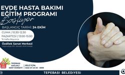 Evde hasta bakımı  eğitimleri başlıyor