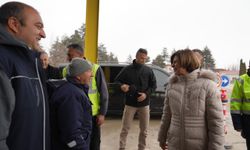 Ünlüce’den kar mesaisine moral ziyareti