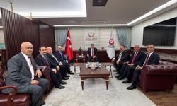 Belediye Başkanları ve AK Parti İl Başkanı, BBP Genel Başkanı Mustafa Destici’yi ziyaret etti