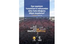 AK Parti üye sayısı Yunanistan nüfusundan fazla