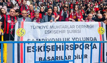 Türkiye Muhtarlar Derneği Eskişehir Şubesinden Eskişehirspor’a destek mesajı