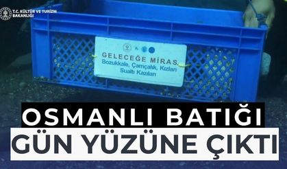 Akdeniz’in Derinliklerinden Osmanlı Batığı Gün Yüzüne Çıktı