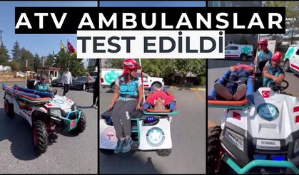 Bakan Memişoğlu, “ATV Ambulanslarla Zor Arazi Şartlarında Hızlı Müdahale Mümkün Olacak”