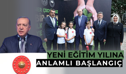 Eğitim-Öğretim Yılı Cumhurbaşkanı Erdoğan'ın katılımıyla açıldı