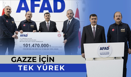 “Bir Okul Bin Umut” Projesinden Gazze’ye 101 Milyon TL’lik Destek