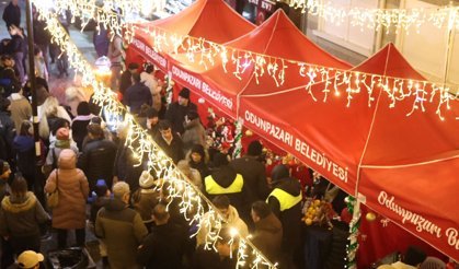 Odunpazarı Yeni Yıl Pazarı’na yoğun ilgi