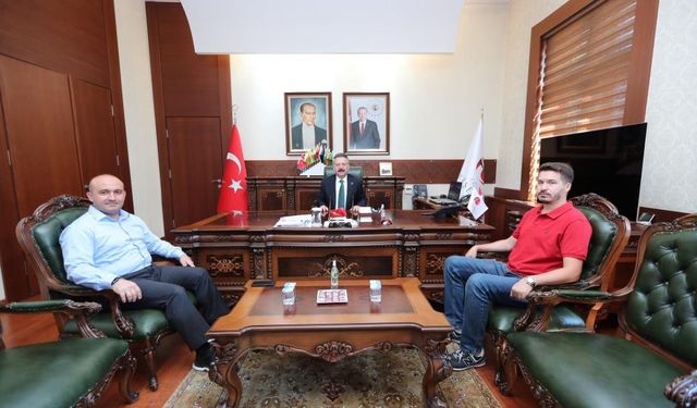 AK Parti İl Başkanı Albayrak ve yardımcısı Vali Aksoy'u ziyaret etti