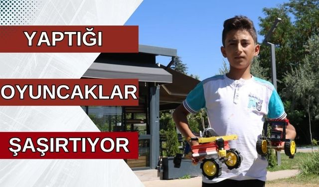 Kendi elektronik oyuncaklarını imal ediyor