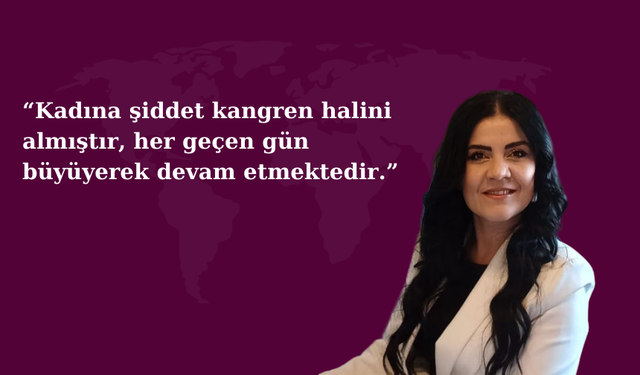 Özöğüt, kadına şiddete tepki gösterdi