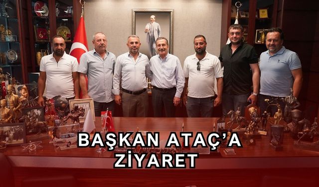 Ahmet Ataç'a makamında ziyaret