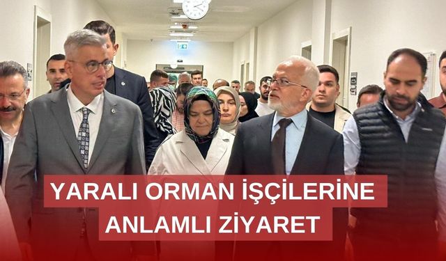 Yangında yaralanan kahramanlara destek