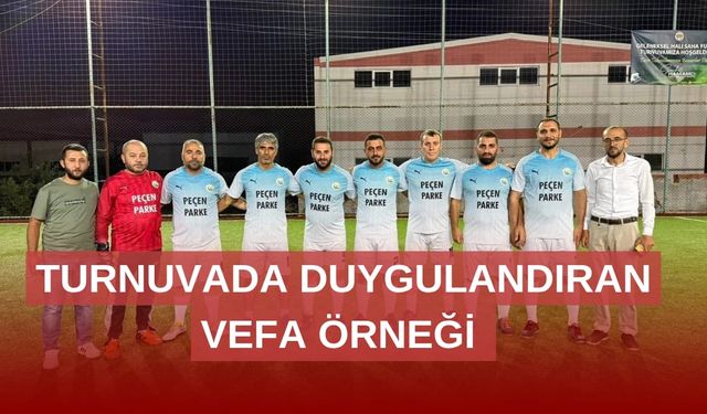 Arkadaşlarının anısı için ter döktüler