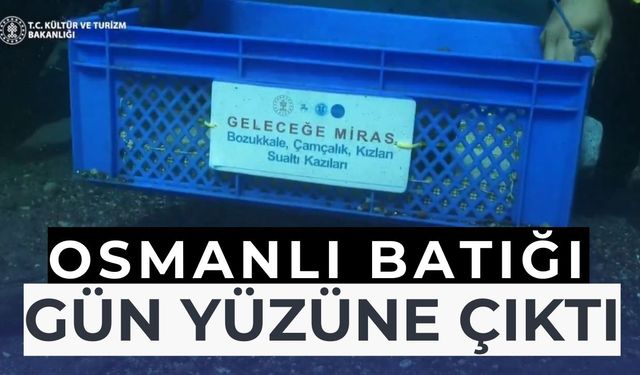 Akdeniz’in Derinliklerinden Osmanlı Batığı Gün Yüzüne Çıktı