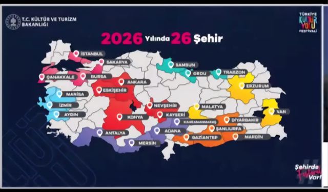 Eskişehir, 2026’da Türkiye Kültür Yolu Festivali’nin Altın Halkası Olacak