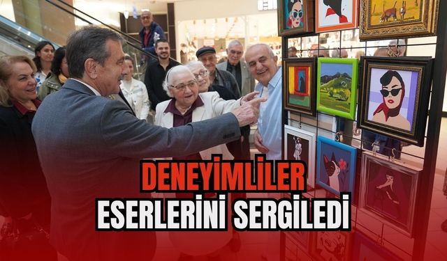 Deneyimli vatandaşlar el emeklerini sergiledi