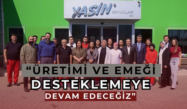Başkan Ataç fabrikaları ziyaret etti
