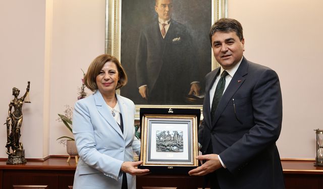 DP Lideri Uysal’dan Başkan Ünlüce’ye Nezaket Ziyareti