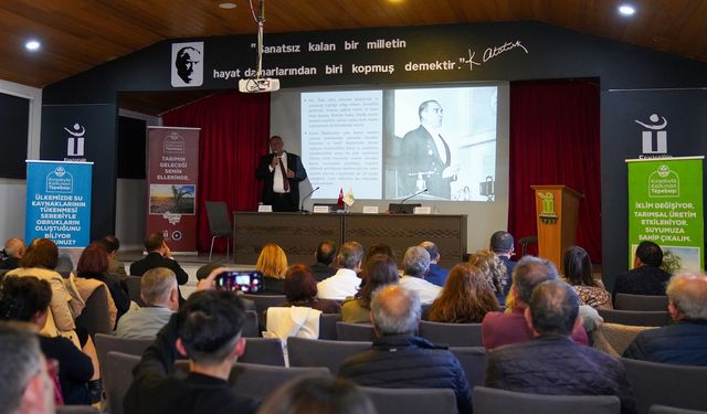 Tepebaşı'nda Atatürk ve Tarım söyleşisi düzenlendi