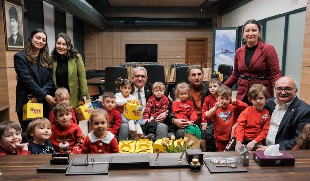 Miniklerden EOSB yönetimine yeni yıl sürprizi