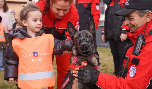 Minikler Tepebaşı'nda afet bilinci kazandı