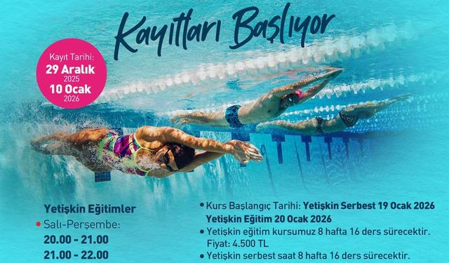 Odunpazarı’nda yüzme eğitimi heyecanı