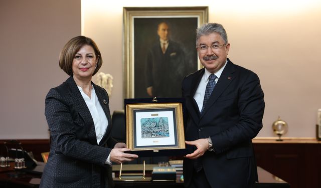 Vali Erdinç Yılmaz Başkan Ünlüce'yi ziyaret etti