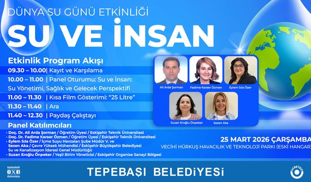 'Su ve İnsan' paneliyle farkındalık oluşturulacak