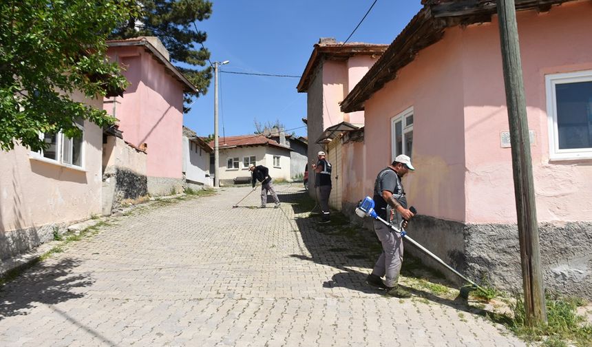 İnönü’de temizlik çalışmaları sürüyor
