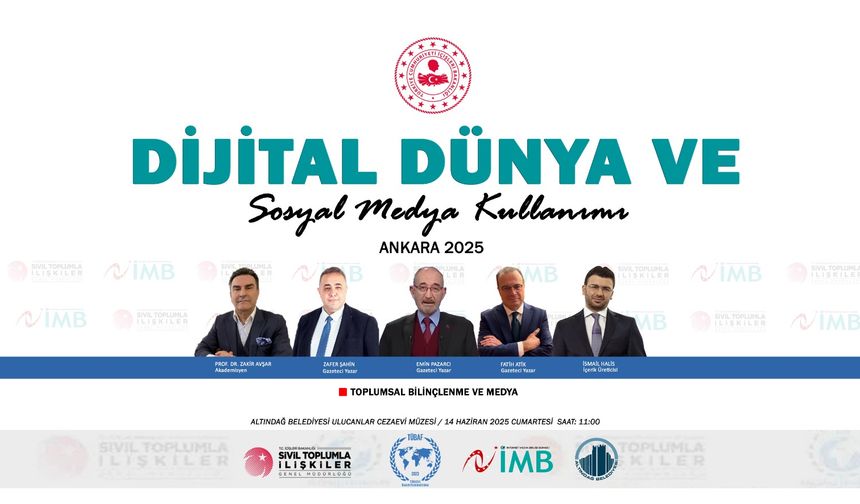 “Dijital Dünya ve Sosyal Medya Kullanımı” Paneli Gerçekleşecek