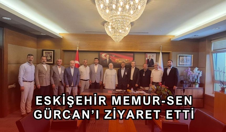 Gürcan’a tebrik ziyareti