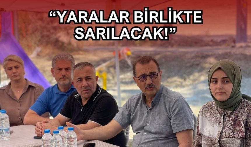 Yangın Bölgesinde yaralar sarılıyor