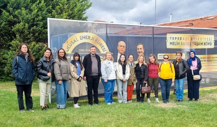Tepebaşı iklim sözcüleri çevre dostu uygulamaları yerinde gördü