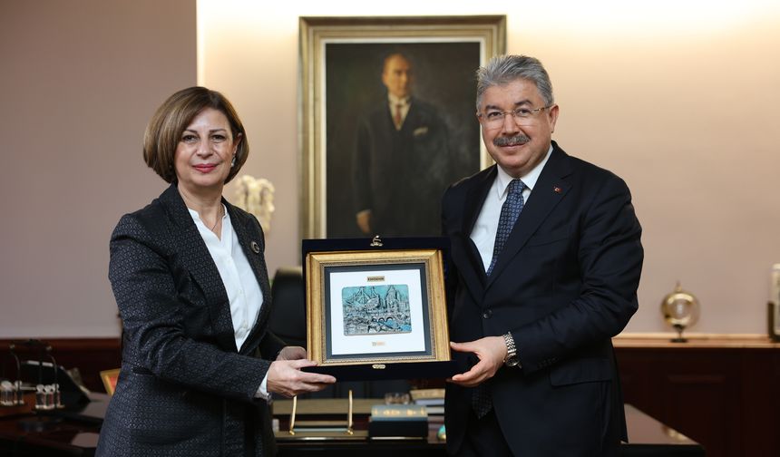 Vali Erdinç Yılmaz Başkan Ünlüce'yi ziyaret etti