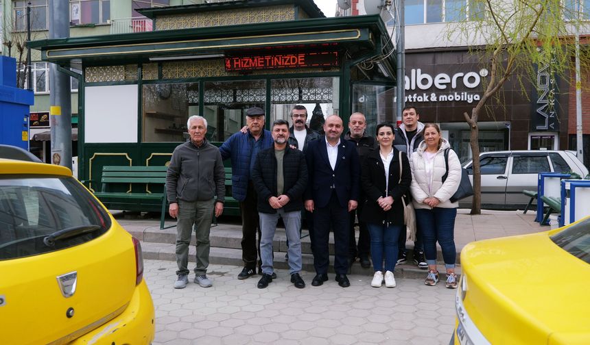 Başkan Albayrak’tan taksici esnafını ziyaret etti